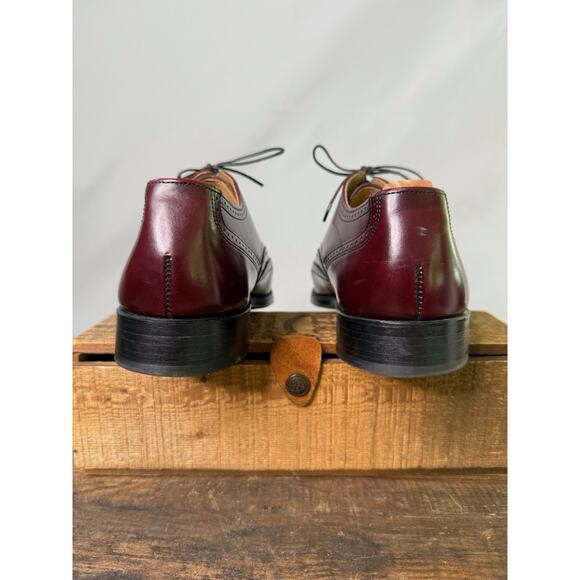 Hanover Dress Shoes Leather Wingtip Mens Size 7.5 D/B USA #2318 display picture 3